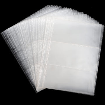 Uncle Paul 300 Pockets Banknote Sleeves 100 Sheets Currency Holder