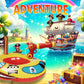 Pool Floats Kids with Water Gun, Pirate Ship Float for Toddler, Blow Up Swimming Pool Toys, Summer Fun Pool Inflatables Floaties for Boys Girls