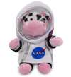 DolliBu Cow Astronaut Plush Toy - Farm Life Astronaut Stuffed Animal with Space Helmet and NASA Astronaut Suit, Spaceman Doll Decor for Girls and Boys