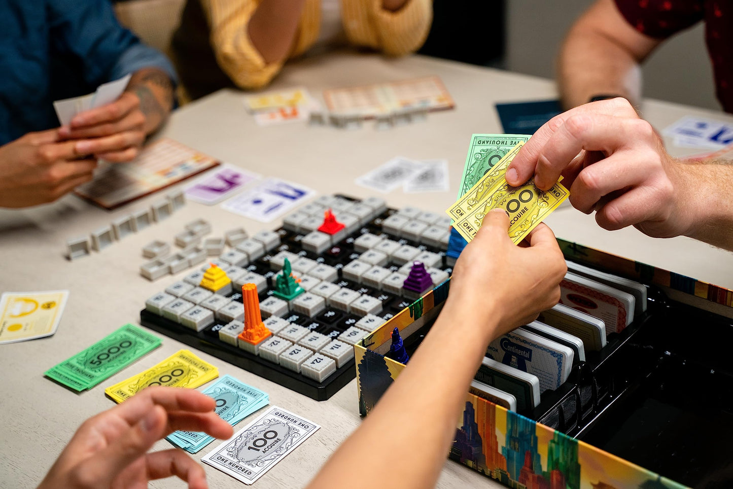 Renegade Game Studios Acquire Strategy Board Game 2-6 Players, Classic & Tycoon Modes, Ages 12+