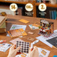 Robotime DIY Miniature House Kit for Adults, 1:28 Diorama Dollhouse with LED Lights, 3D Wooden Puzzles for Adults, Creative Crafts & Unique Gift