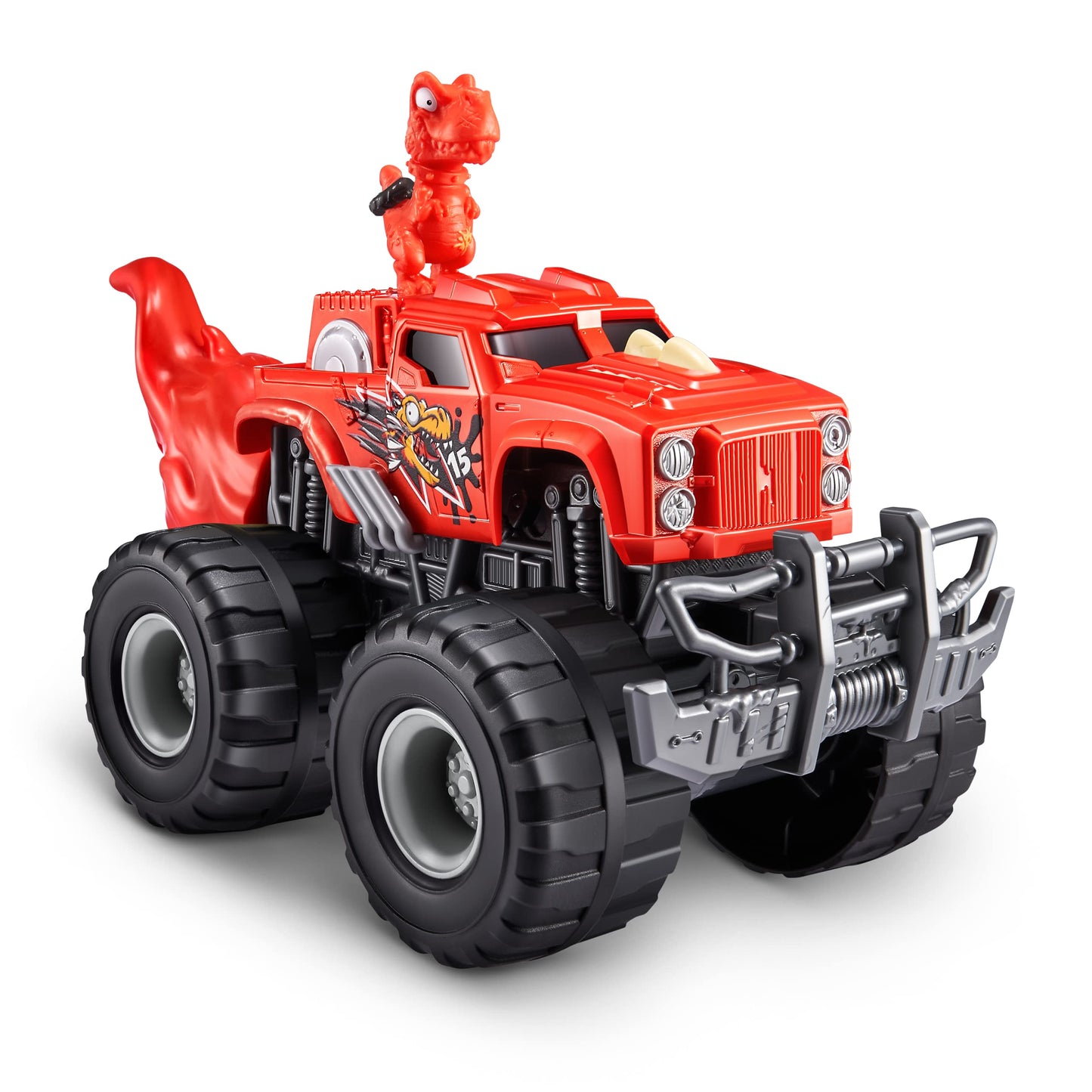 Smashers Monster Wheels RED Flame Mystery Pack [Over 25 Monster Trucks Surprises!]