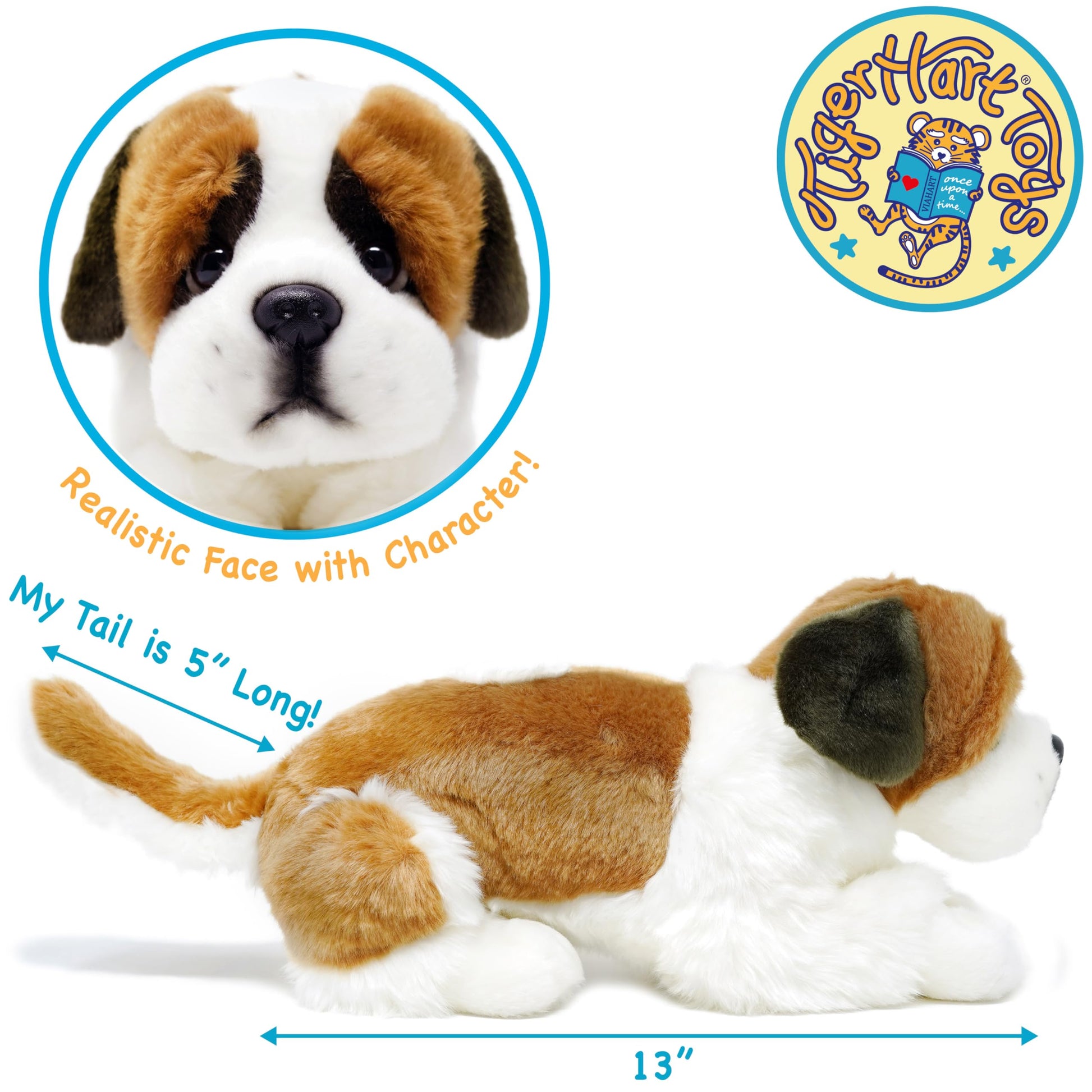TigerHart Bernadette The Saint Bernard - 17 Inch Stuffed Animal Plush