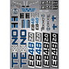 TEKNO RC LLC Decal Sheet EB48 2.0 TKR9246 Elec Car/Truck Replacement Parts