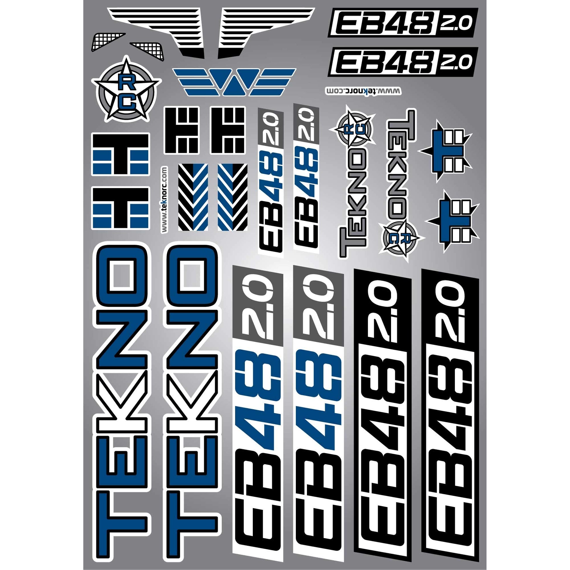 TEKNO RC LLC Decal Sheet EB48 2.0 TKR9246 Elec Car/Truck Replacement Parts