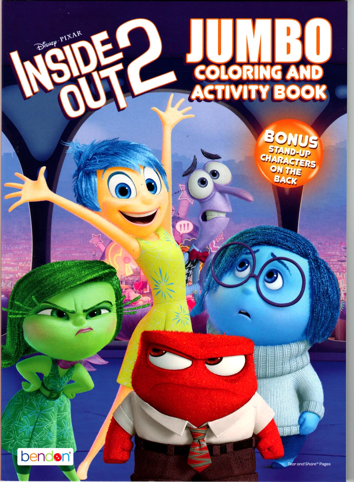 Disney Inside Out 2 Coloring and Activity Book Bundle with Imagine Ink Coloring Book, Play Pack, Stickers, and More