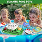 Ferry Boat Bath Toy with Mini Cars, Floating Water Play Set with Boat Squirters for Toddlers 1-3 & Kids Ages 4-8