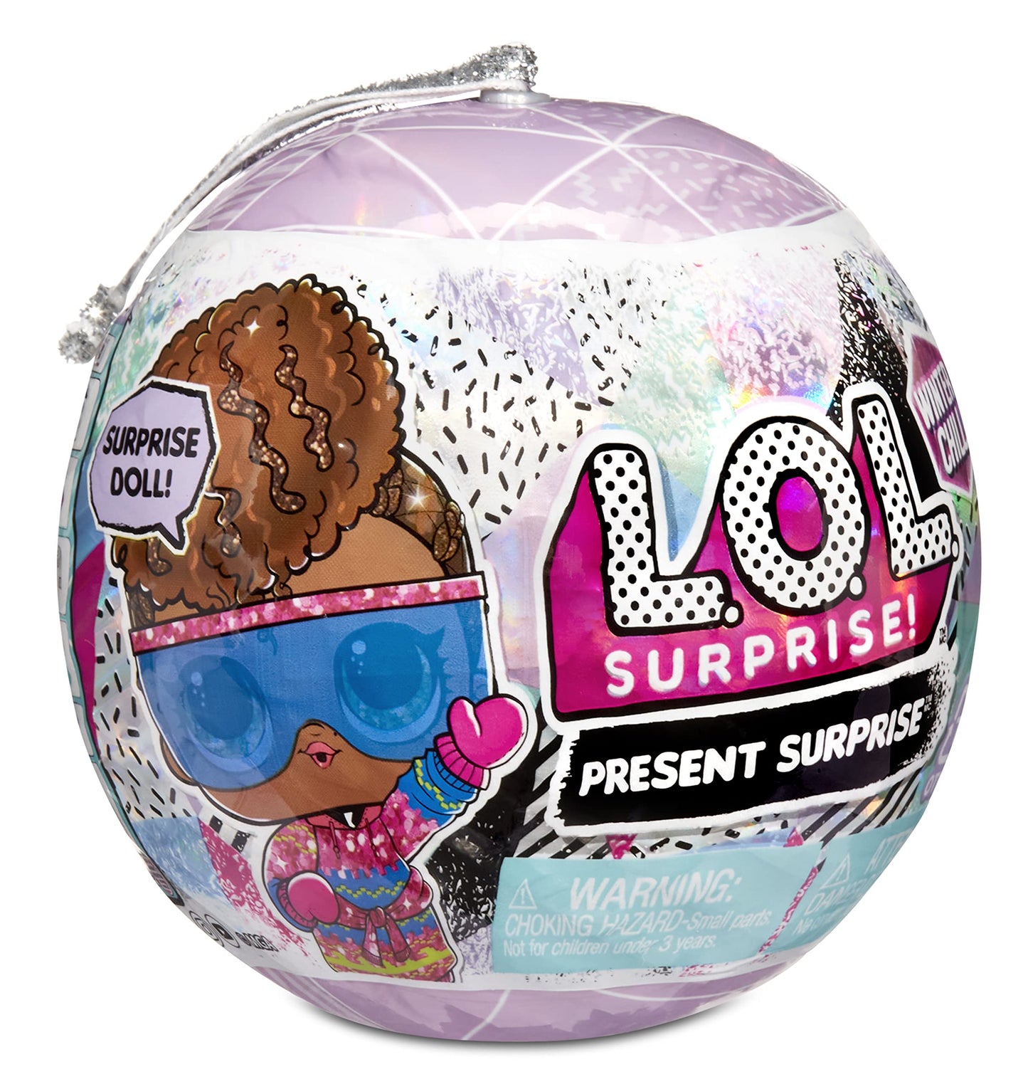 L.O.L. Surprise! Winter Chill Dolls with 8 Surprises Including Collectible Doll with Winter Fashion Outfits, Accessories, Holiday Ornament Ball - Gift