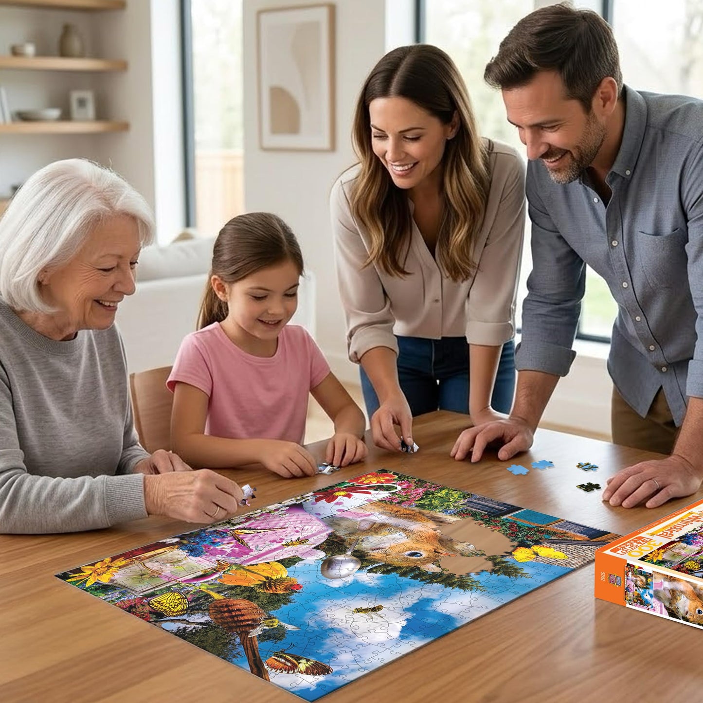 MasterPieces 300 Piece EZ Grip Jigsaw Puzzle - More Honey Please - 18"x24"