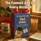 Dad Jokes Crochet Potato Doll with 30 Funny Signs - Funny Birthday Gift for Dad, Husband - Gag Gifts for Men, Father, Friend, Coworker, Uncle, Husband