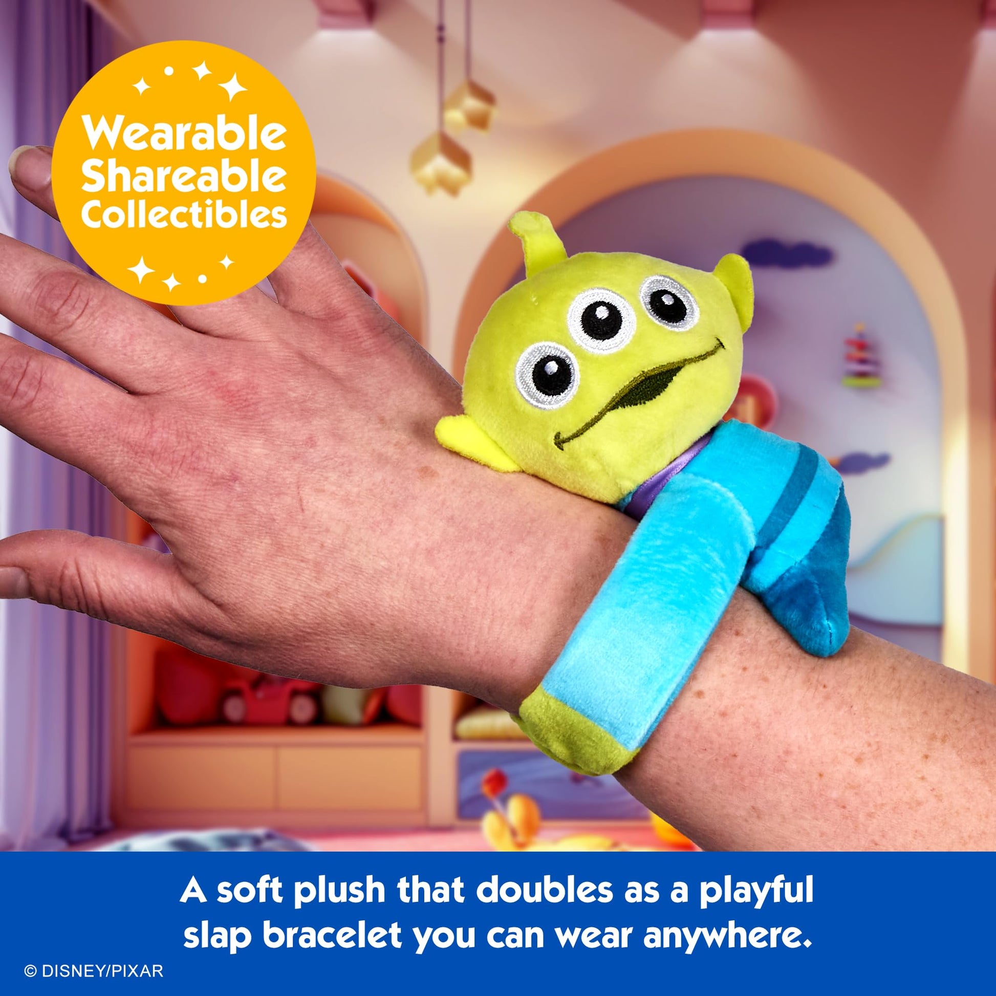 Disney Pixar Toy Story Cutie Cuff - Mystery Plush Slap Band Bracelet