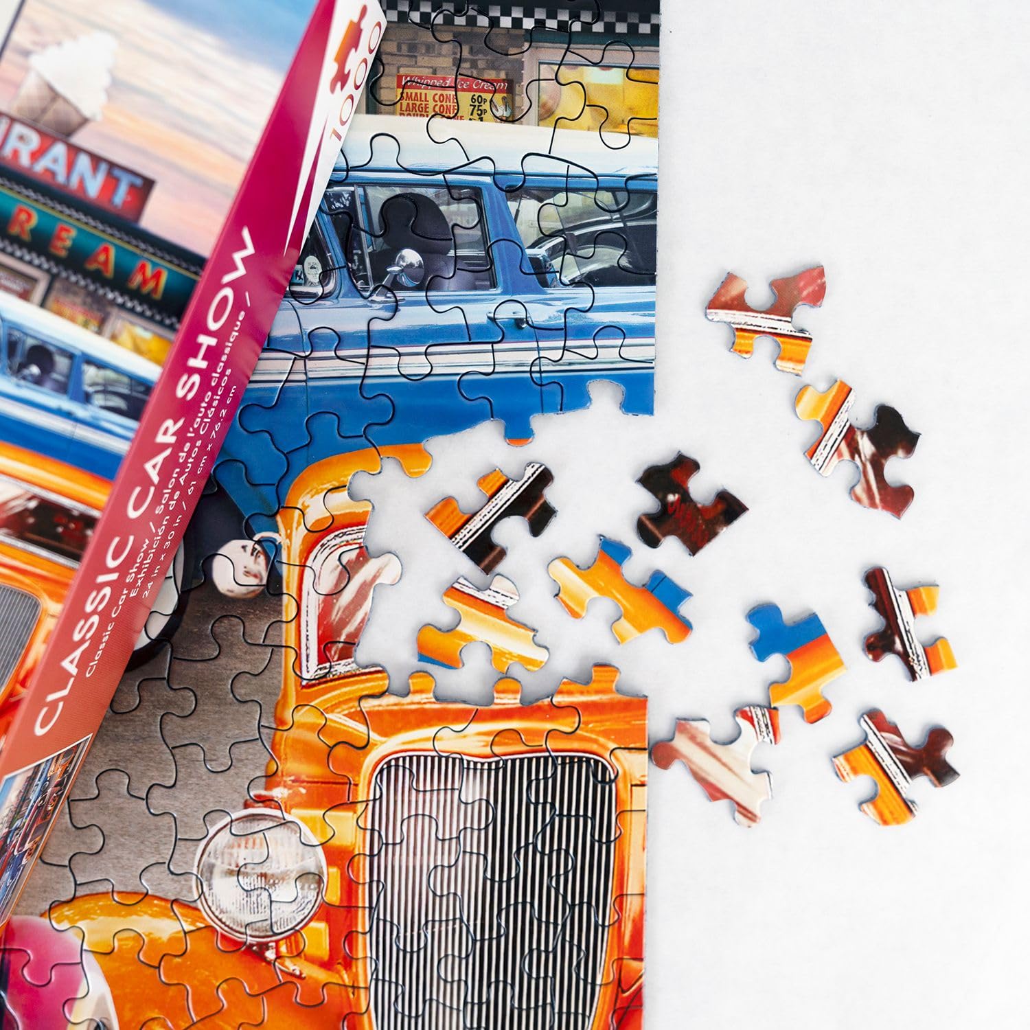 Springbok Classic Car Show 1000 Piece Jigsaw Puzzle for Adults