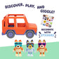 Bluey Big Heeler 4WD Toy Car, Bingo & Chilli Plush Buddies
