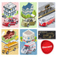 KIDAMI Die-cast Metal Toy Cars Set of 5, Openable Doors, Pull Back Cars Ambulance, Gift Pack for Kids (Official Car ?)