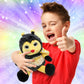 DolliBu Sitting Bee - Soft Realistic Stuffed Animal, Cute Insect Plush Toy for Boys & Girls, Adorable Gift for Baby, Kids & Adults - 7 Inches