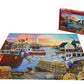 Vermont Christmas Company Fishing Cove Jigsaw Puzzle 1000 Piece 30" x 24" - Large Interlocking Pieces - Unique, Randomly Shaped Piece - Puzzle