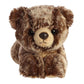 Aurora® Adorable Mini Flopsie™ Brownie Bear™ Stuffed Animal - Mini Companions Ready for Playful Adventures - for Kids All Ages, Toddlers, Adults,
