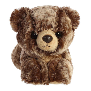 Aurora® Adorable Mini Flopsie™ Brownie Bear™ Stuffed Animal - Mini Companions Ready for Playful Adventures - for Kids All Ages, Toddlers, Adults,