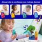 MEGA BLOKS Fisher-Price Toddler Building Blocks Toy, Rise & Snooze Night Light with 30 Pieces, Sound and Light Effects, Star Projector, Ages 1+ Years