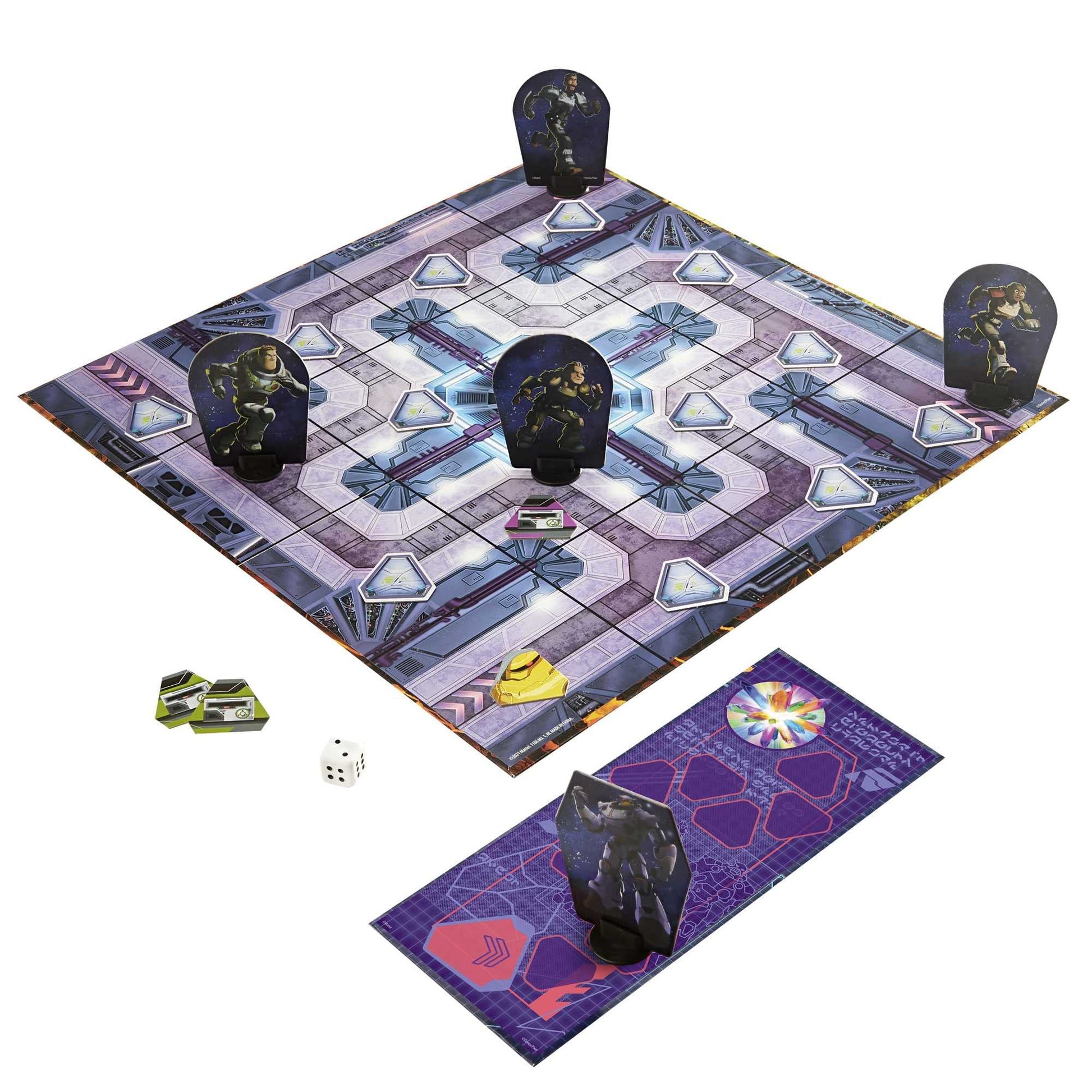 Mattel Games Disney and Pixar Lightyear Seeker Squad Board Game, Movie-Themed Game with 2-Level Play & Cooperative Teamwork for 2 to 4 Players Ages 7