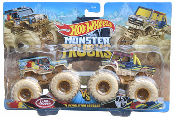 Hot Wheels Monster Trucks Land Rover Vs 75 Unimog