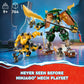 LEGO NINJAGO Lloyd and Arin’s Ninja Team Mechs 71794 Building Toy Set, Featuring 2 Mechs and 5 Minifigures, Idea for Teen Boys, Girls and Kids Ages 9