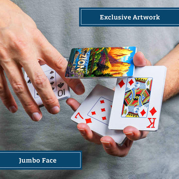 Boardwalk Puzzles Premium Featherlight Unique Playing Cards, Fun Themed Deck for Home and Travel | Zion National Park