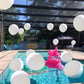 5PCS Big White Balloons Giant 36 Inch Large White Balloon Jumbo Balloon for Birthday Wedding Baby Shower Carnival Party New Year's Day Decorations