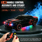 SYUUKH Remote Control Car 1:14 Scale RC Cars with Spray Effect, LED Lights & Realistic Sound, 2.4GHz Racing Toy with Controller, Christmas Birthday