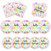 Hello Summer Party Decorations, Beach Party Supplies include Hello Summer Plates and Napkins, Disposable Dinnerware set for Hawaiian, Pool Party