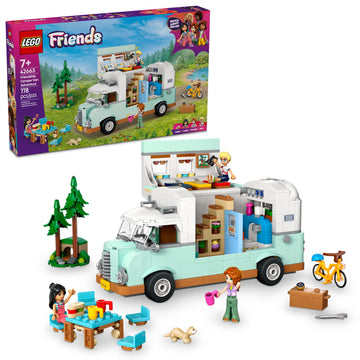 LEGO Friends Friendship Camper Van Adventure Toy Building Set - Pretend Play Set for Kids, Girls and Boys, Ages 7+ - Gift Idea for Birthday - with 3