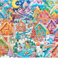 Buffalo Games - Colorful Cookietown - 2000 Piece Jigsaw Puzzle for Adults