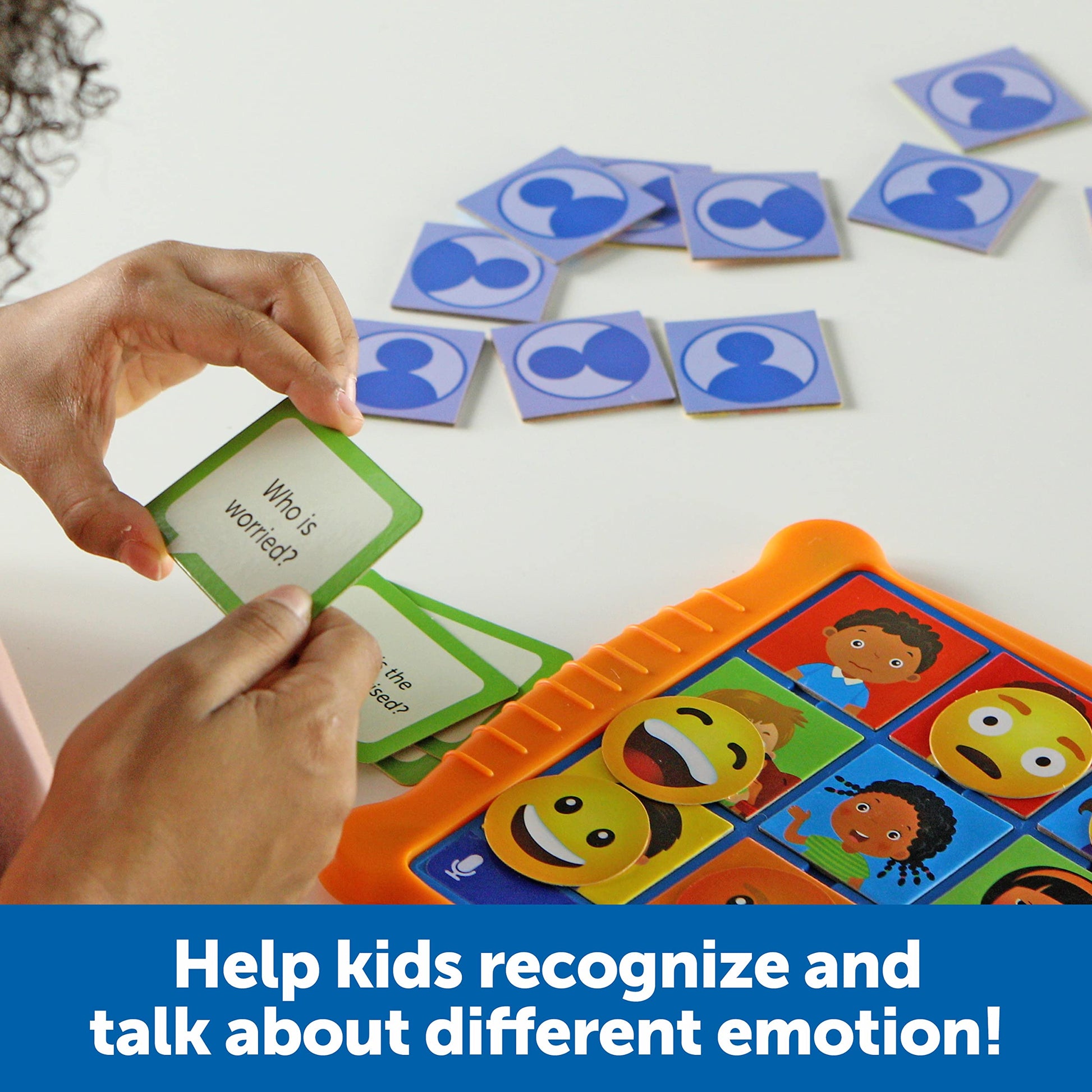 Who's Feeling What? ,Social Emotional Learning Games, Communication Games for Kids, Emotion Toys, Feeling Toys for Kids, 49 Pieces, Age 3+