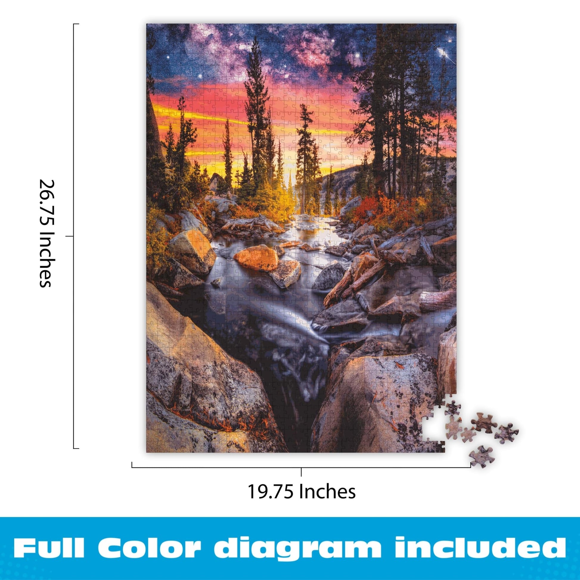 Buffalo Games - Forest Magic Hour - 1000 Piece Jigsaw Puzzle for Adults