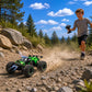 High Speed Xtreme RC Crusher 4WD Monster Truck - 2.4GHz Off-Road Remote Control Car with Lights, Suspension & Large All-Terrain Tires, Up to 8 MPH