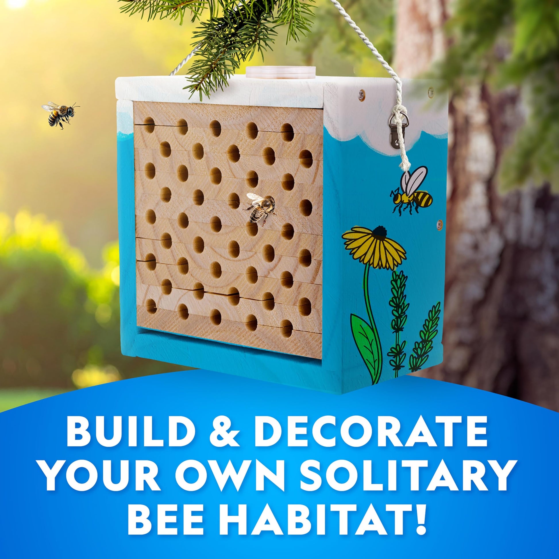 National Geographic Build a Bee Habitat Nature Craft Kit for Kids