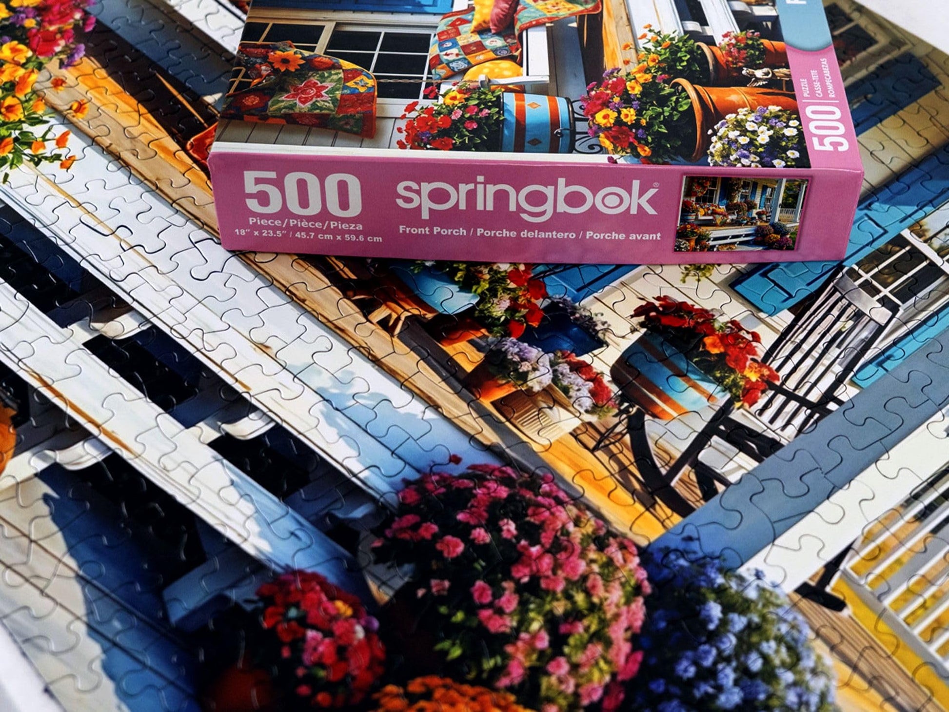 Springbok Front Porch 500 Piece Jigsaw Puzzle for Adults