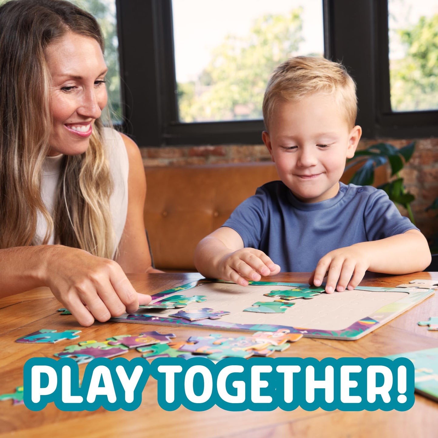 Chuckle & Roar Puzzles for Kids Ages 3-5, Toddler Puzzles, 12 & 24 Piece