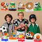 12 Pcs Sports Birthday Party Decorations Honeycomb Centerpices for Sports Themed Party Decorations