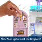Mattel Disney Wish Toys, Rosas Castle Dollhouse Playset with 2 Posable Mini Dolls, Star Figure, 20 Accessories, Light-Up Projection Dome & More