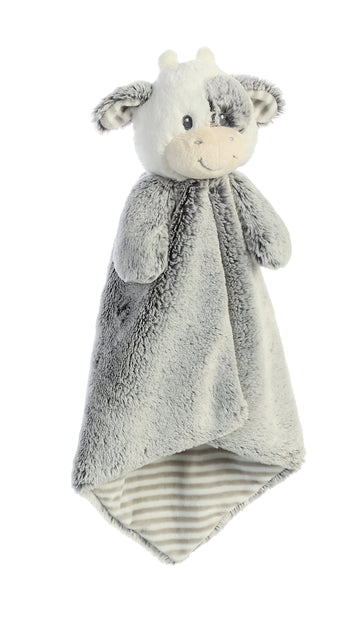 ebba Aurora® Snuggly Cuddlers Luvster™ Coby Cow Baby Stuffed Animal - A Perfect Cuddle Companion for Naps and Bedtime - for Parents, Caregivers,