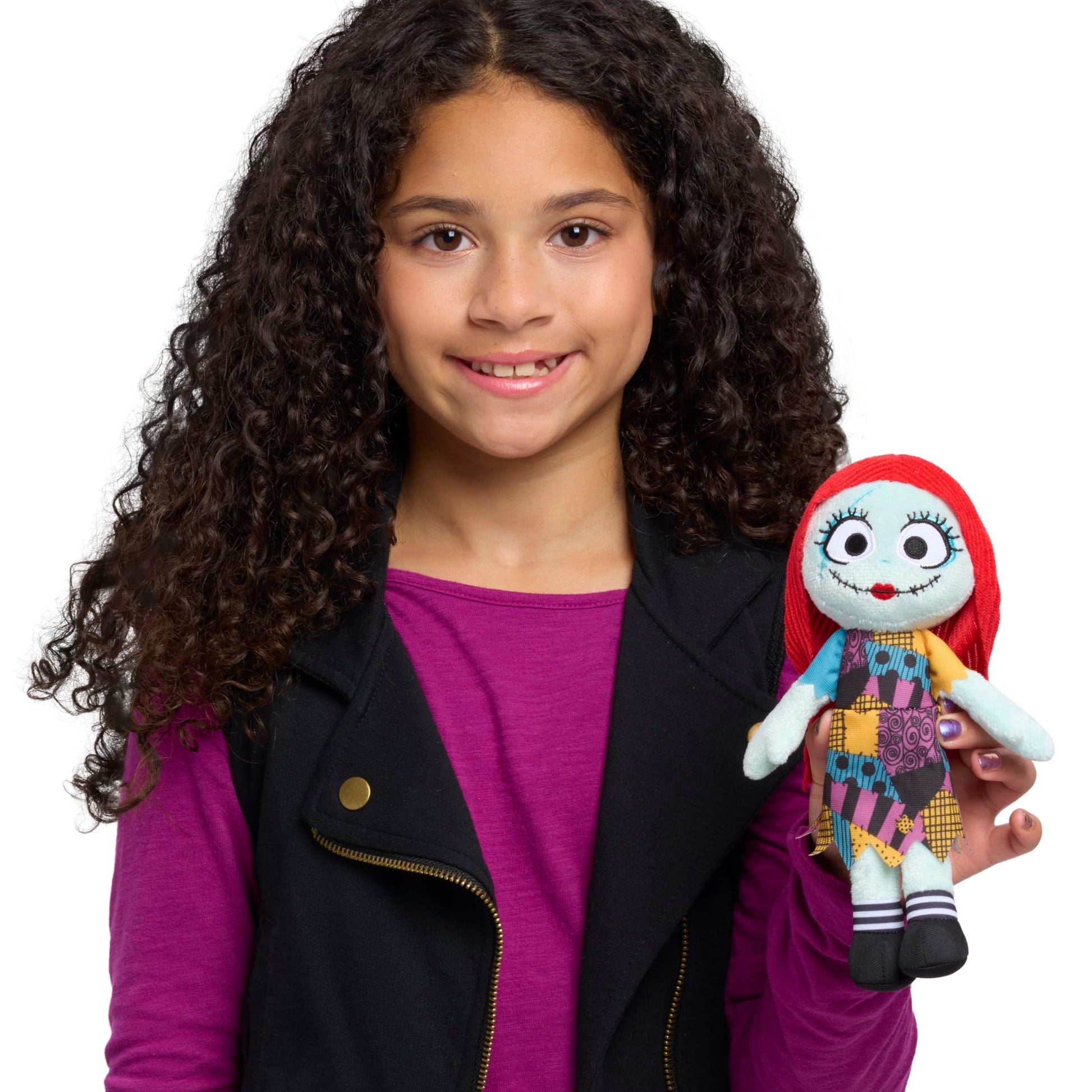 Disney Tim Burton's The Nightmare Before Christmas Small 8.5-inch Sally Plush Stuffed Animal, Kids Toys for Ages 3 Up by Just Play