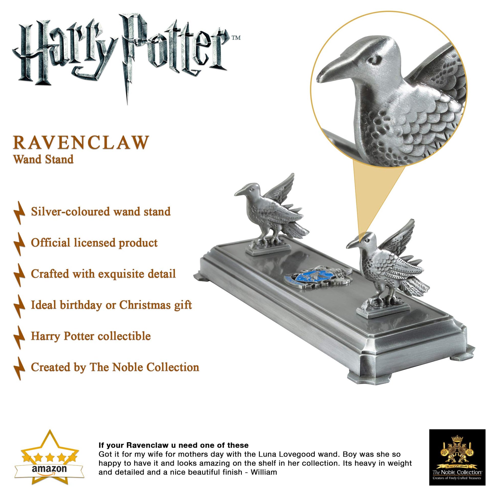 The Noble Collection Harry Potter Ravenclaw House Wand Stand
