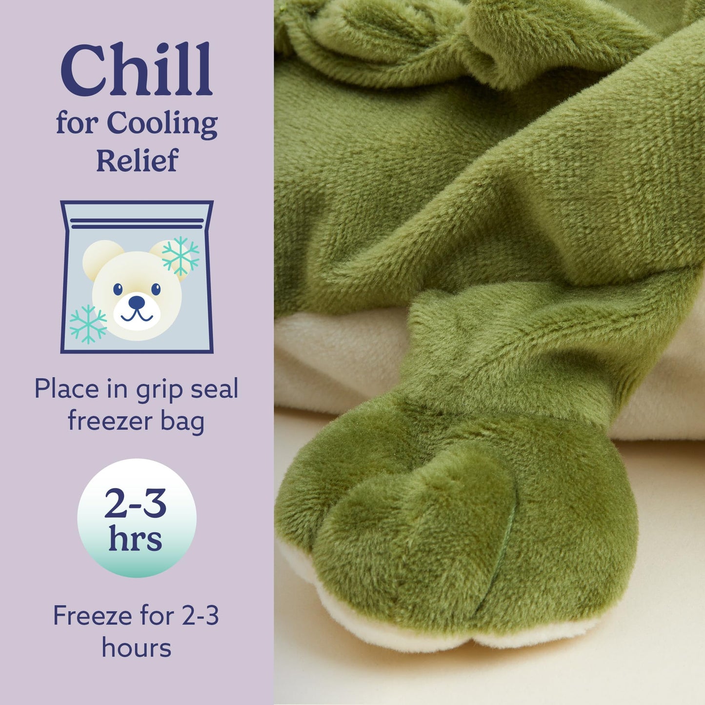 warmies Microwavable & Weighted Stuffed Animals, Alligator - Soothing Microwave Heating Pad - Lavender Scented Plush Comfort - Cooling & Warming
