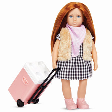 Lori - Jessa’s Camp Set - Mini Doll & Camping Set - Clothes & Accessories for 6-Inch Dolls - Play Food, Cooler, Map & More - 3+ Years