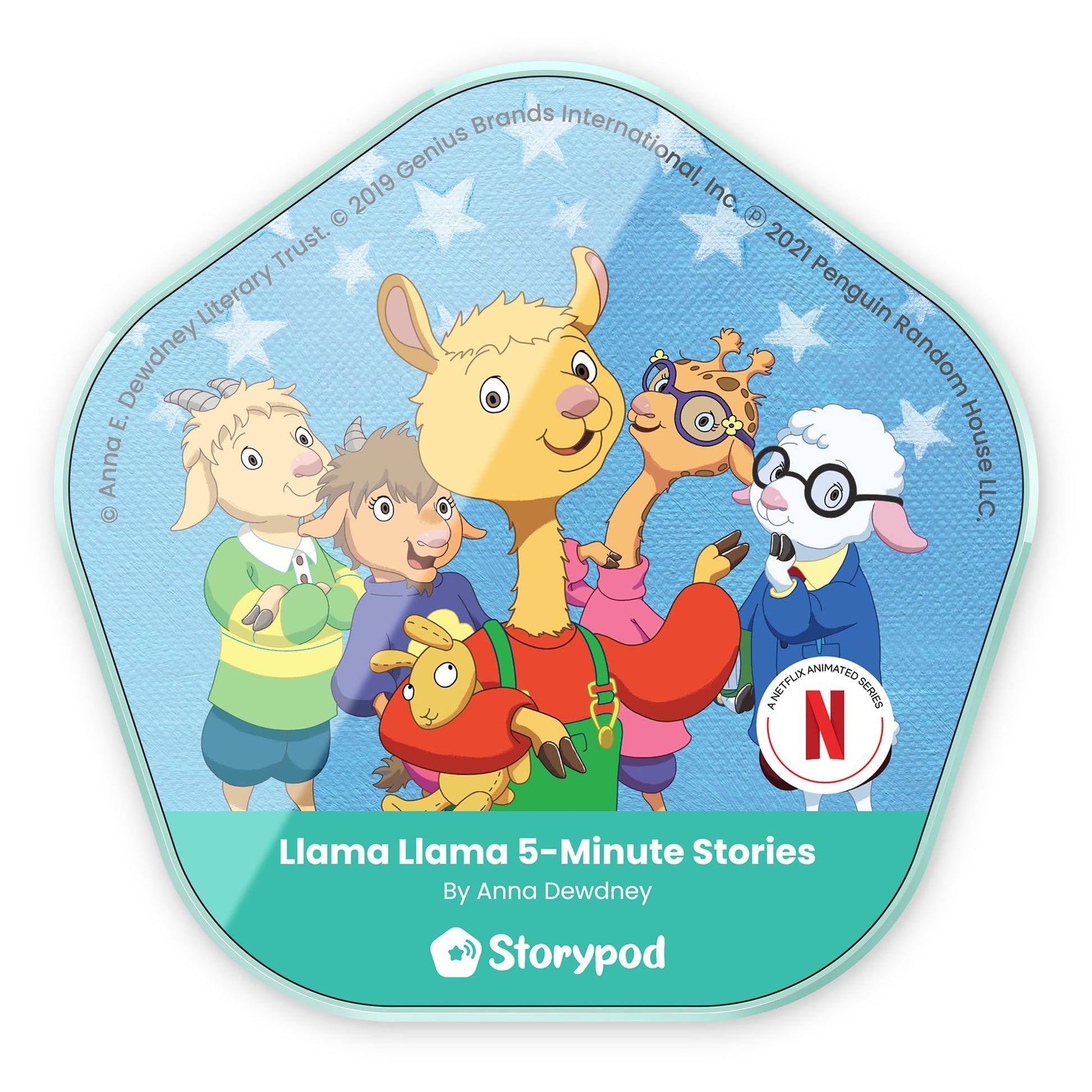 Storypod | Llama Llama 5-Minute Stories | Token for The Storypod Audio Learning System | SEL Audio Learning & Interactive Fun