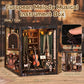 Book Nook for Adults - Four Sides Uniquely Styled Miniature House Kit