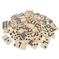 WE Games Double Nine Dominoes with Spinners - Premium Ivory Tiles, Ideal Size, Classic Family and Adult Board Game