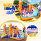 Doctor Dolphin Inflatable Water Slide, Water Bounce House for Big Kids?Water Slides for Kids Backyard, Inflatable Water Park Bouncy House for Wet