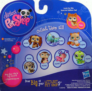 Littlest Pet Shop 2010 Assortment 'B' Series 1 Collectible Figure Cat & Iguana